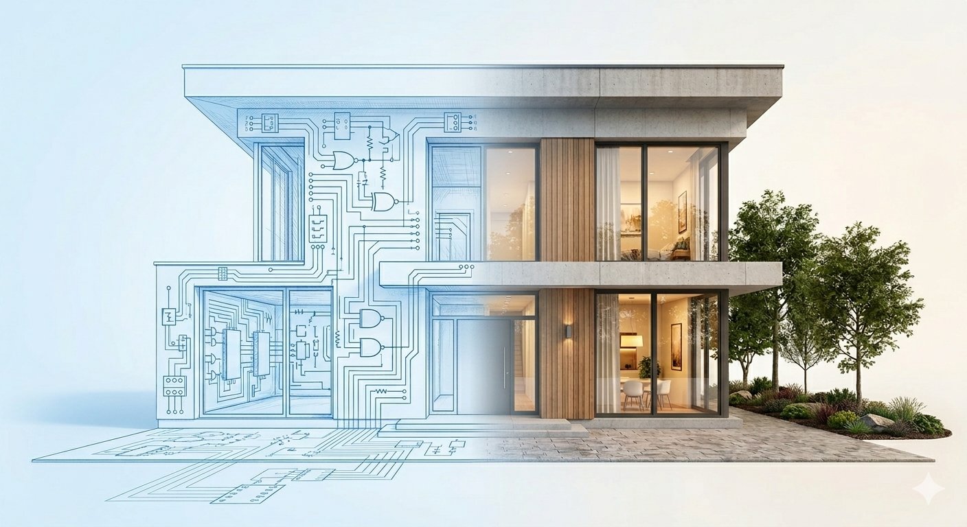 iDORA — de la schema electrică la casa inteligentă finisată